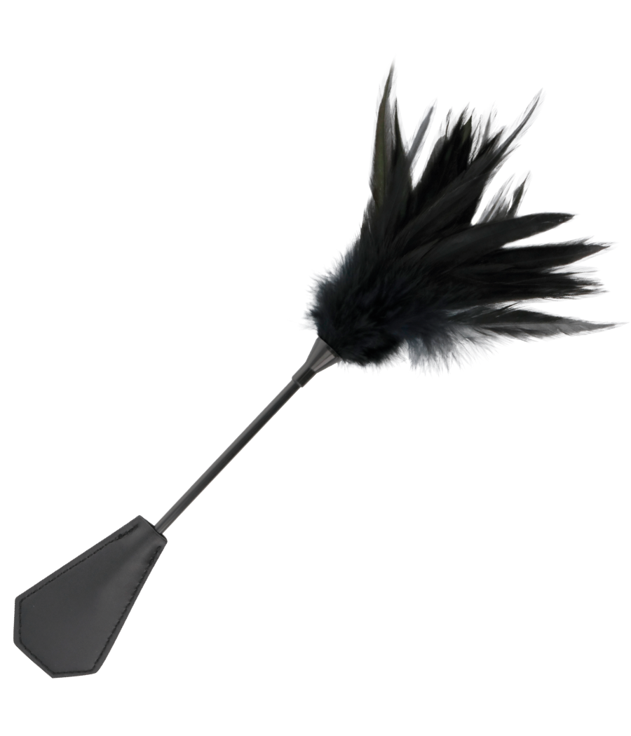 DARKNESS - FUSTA CON PLUMA NEGRO