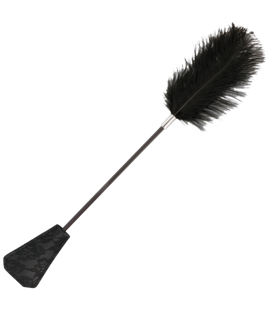 DARKNESS - SCHWARZE LIEBESFEDER-PEISTE 56 CM