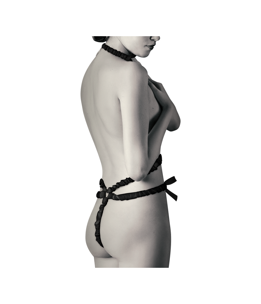 COQUETTE CHIC DESIRE - CONJUNTO DE LINGERIE COM CAPAS DE BICO DELUXE