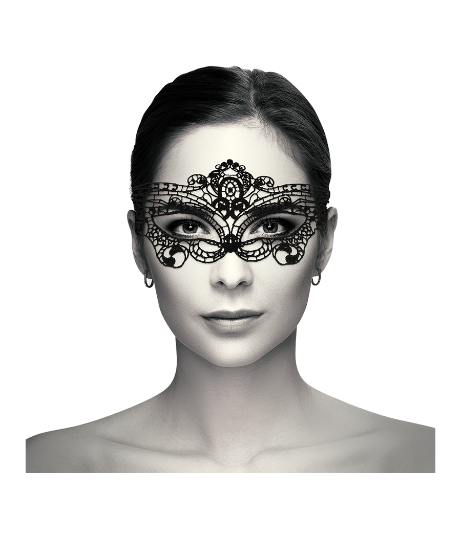 COQUETTE CHIC DESIRE - LACE MASK BLACK