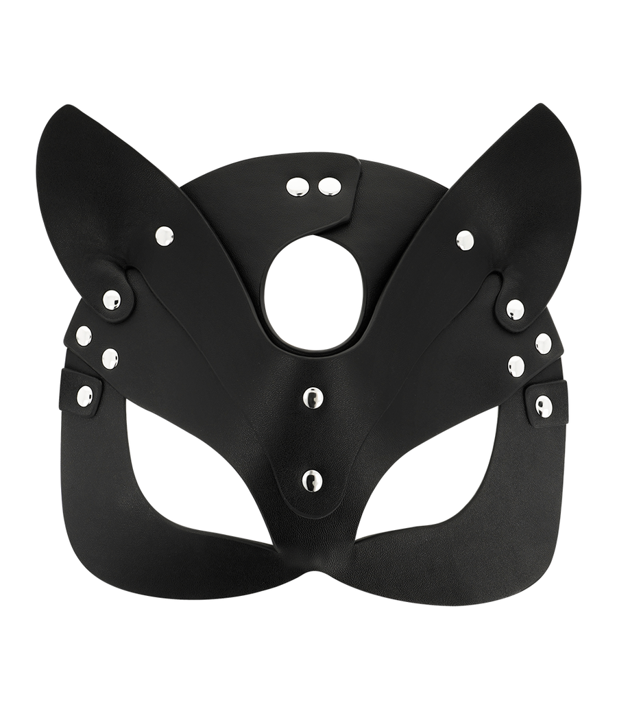 COQUETTE CHIC DESIRE - MSCARA DE COURO VEGANO COM ORELHAS DE GATO