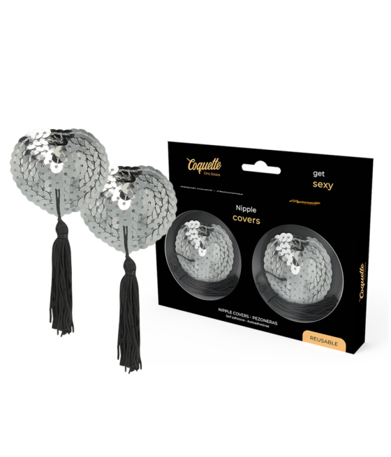 COQUETTE CHIC DESIRE - NIPPLE COVERS SILVER