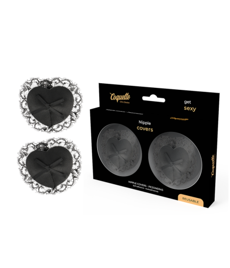 COQUETTE CHIC DESIRE - CUBRE PEZONES LACE NEGRO