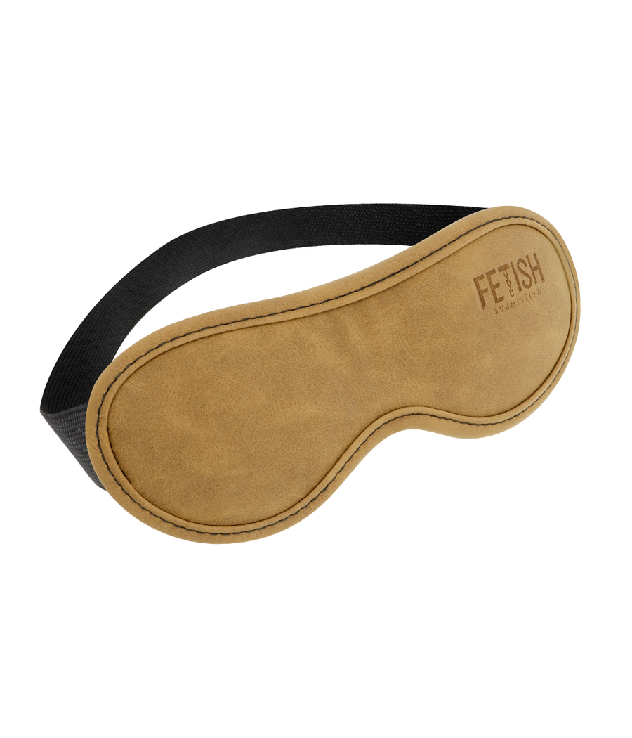 FETISH SUBMISSIVE ORIGEN - ANTIFAZ CUERO VEGANO CON FORRO DE NEOPRENO