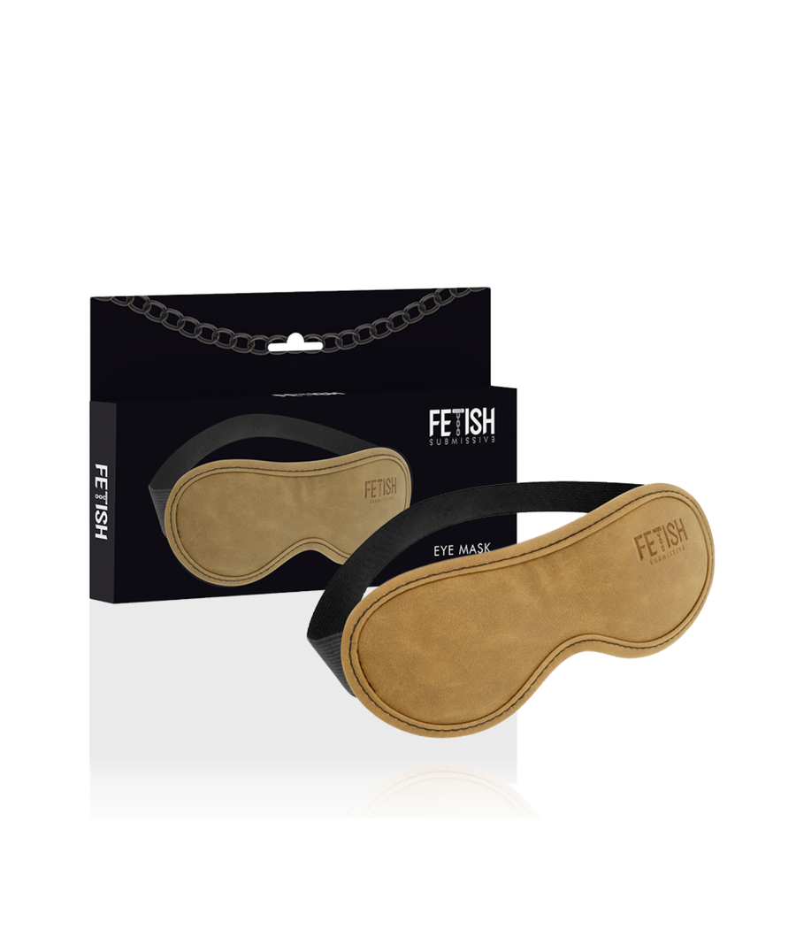 FETISH SUBMISSIVE ORIGEN - VEGAN LEATHER MASK WITH NEOPRENE LINING