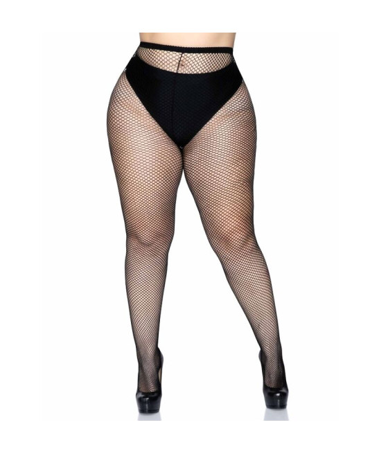 LEG AVENUE - FISHNET PANTYHOSE PLUS SIZE