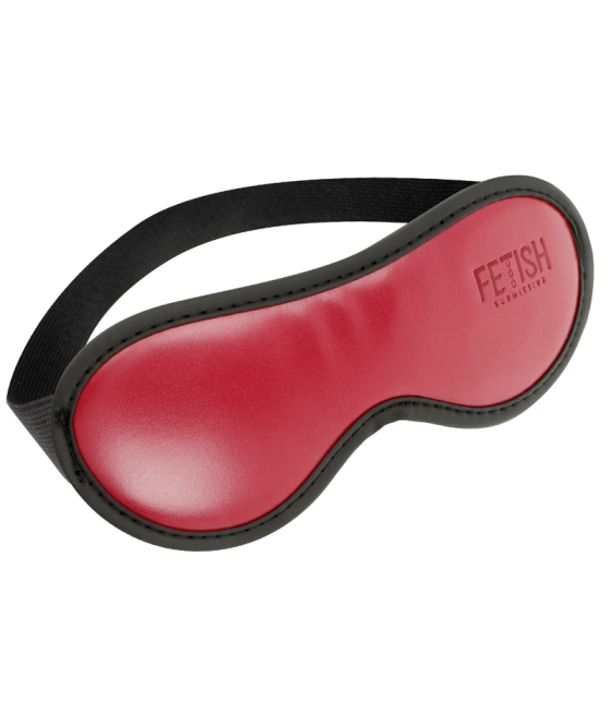 FETISH SUBMISSIVE DARK ROOM - VEGAN LEATHER MASK WITH NEOPRENE LINING