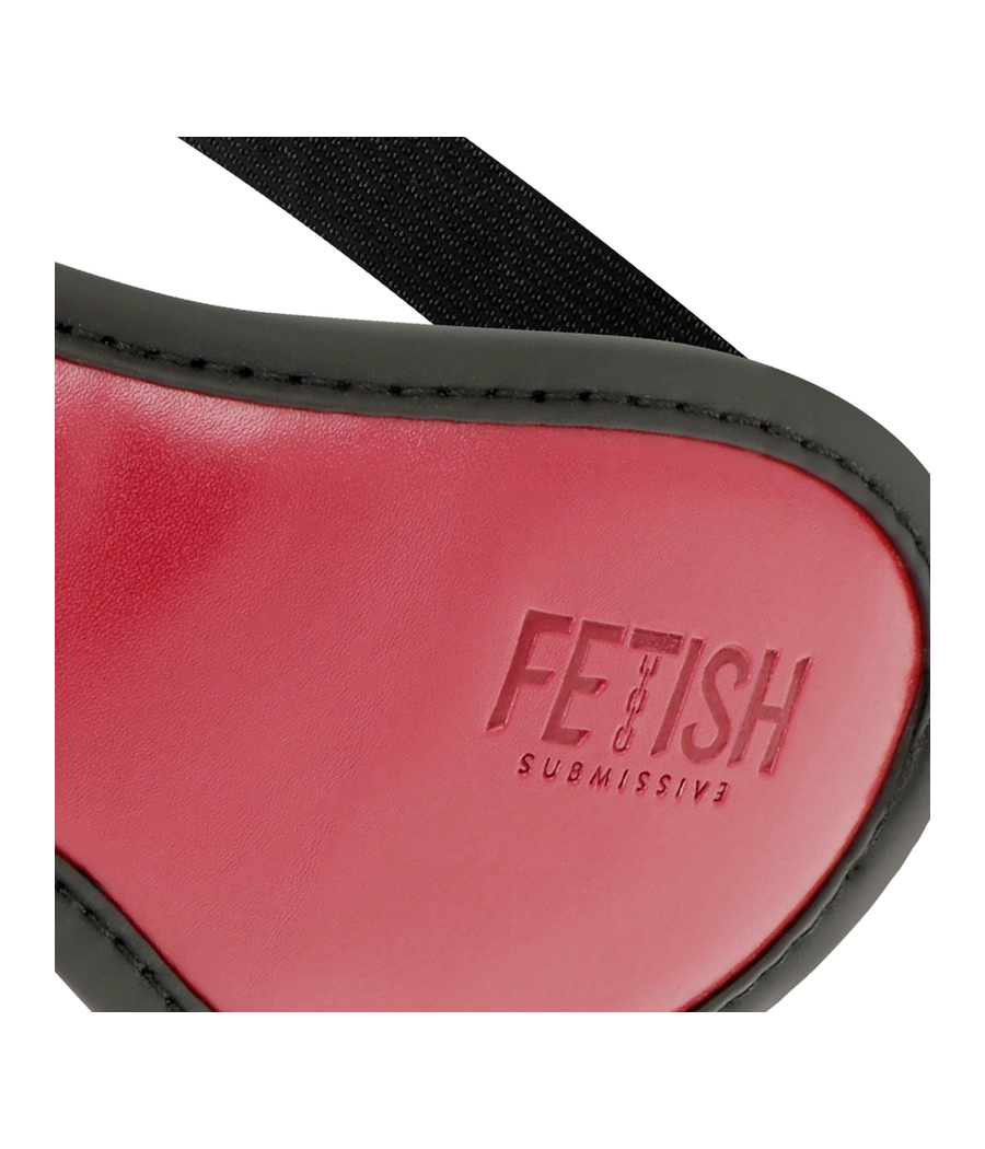 FETISH SUBMISSIVE DARK ROOM - VEGAN LEATHER MASK WITH NEOPRENE LINING