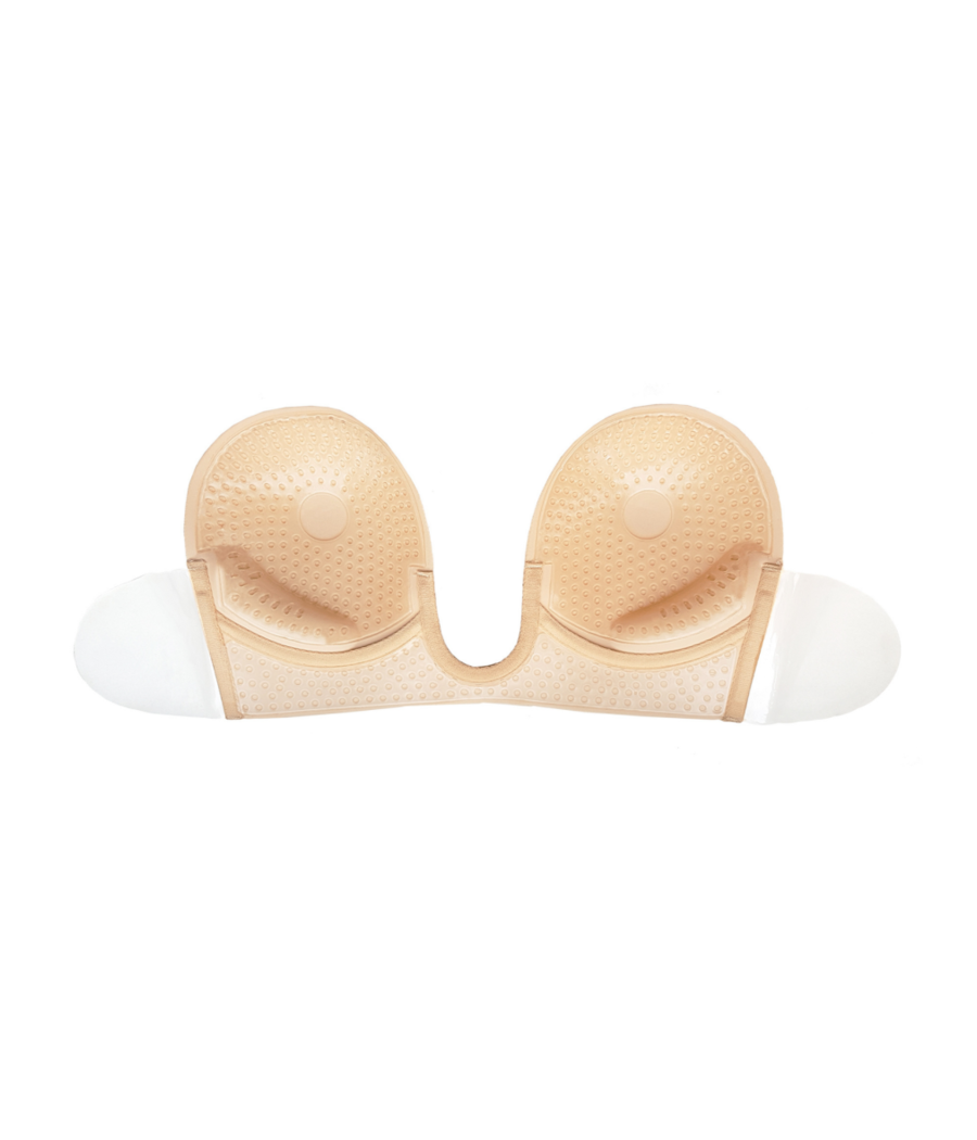 BYE-BRA - SUJETADOR SIN ASAS EN U BEIGE COPA C