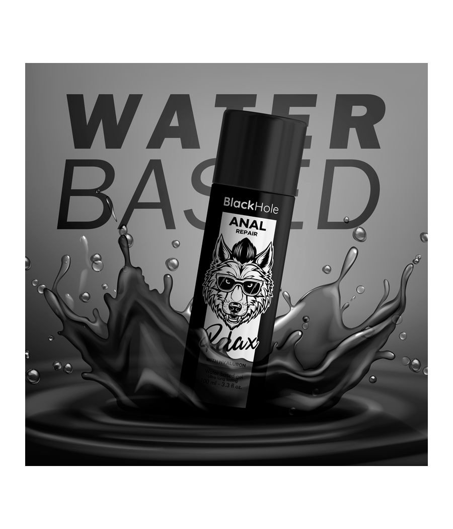 BLACK HOLE - ANAL REPAIR BASE AGUA RELAX CON HYALURON 100 ML