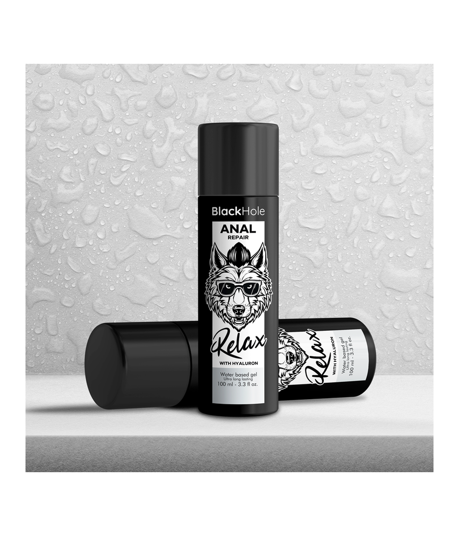 BLACK HOLE - RIPARATORE ANALE A BASE D'ACQUA RELAX CON IALURONICO 100 ML