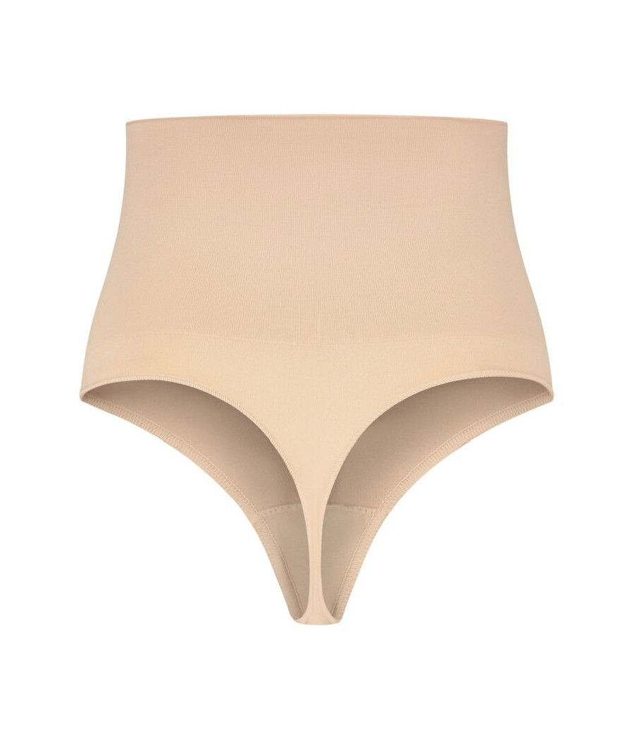 BYE-BRA - FAONNEUR SANS POINTS STYLE STRING BEIGE TAILLE M