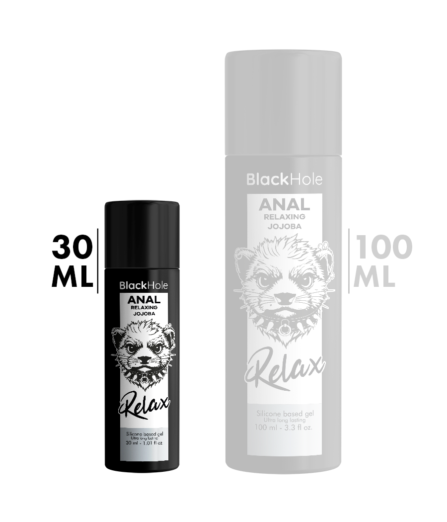 BLACK HOLE - RELAXANTE ANAL JOJOBA RELAX BASE DE SILICONE 30 ML