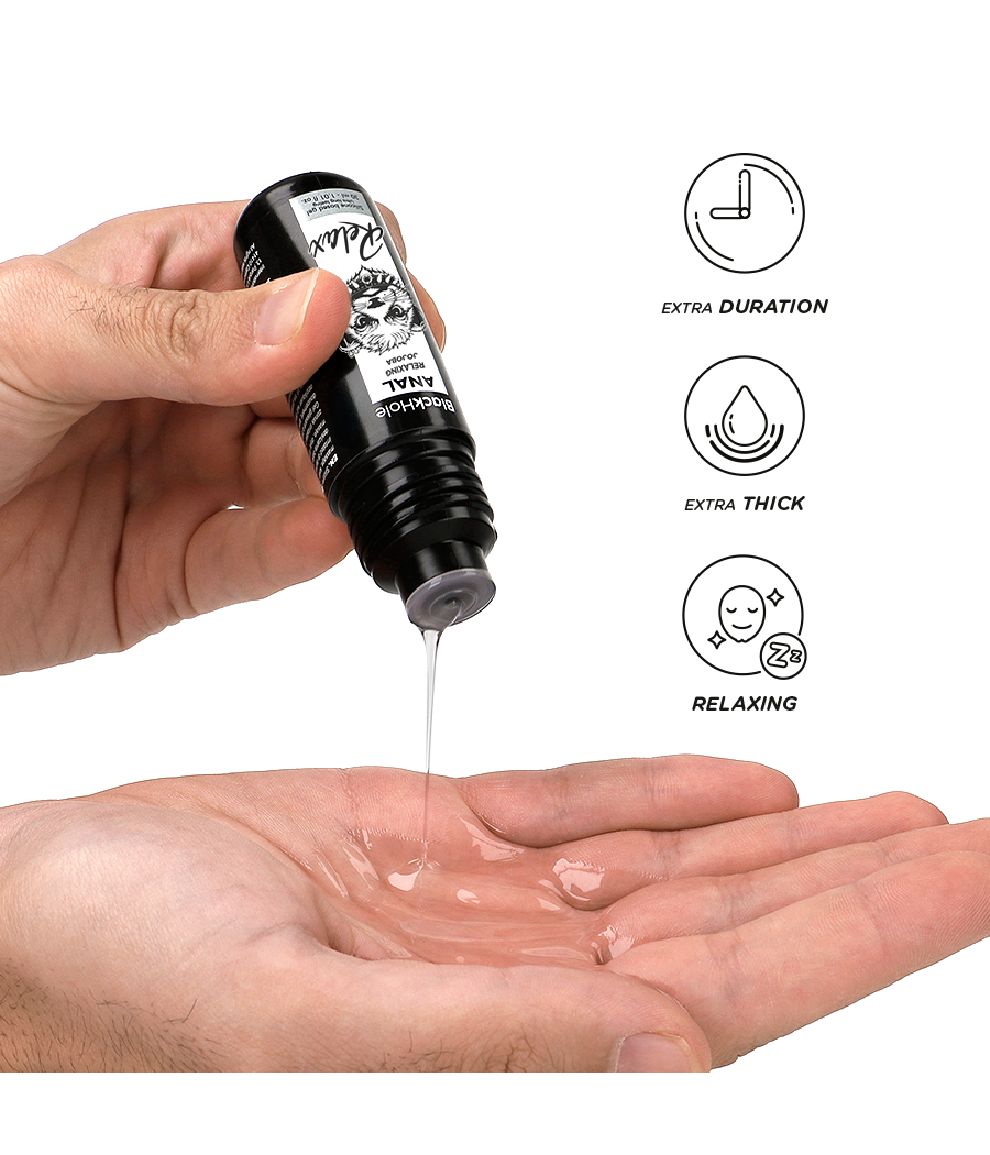 BLACK HOLE - ANAL RELAXING CON JOJOBA BASE SILICONA 30 ML
