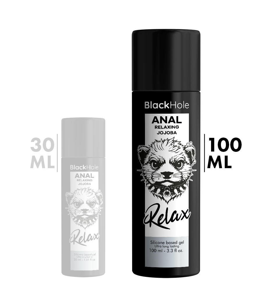 BLACK HOLE - ANAL RELAXING CON JOJOBA BASE SILICONA 100 ML