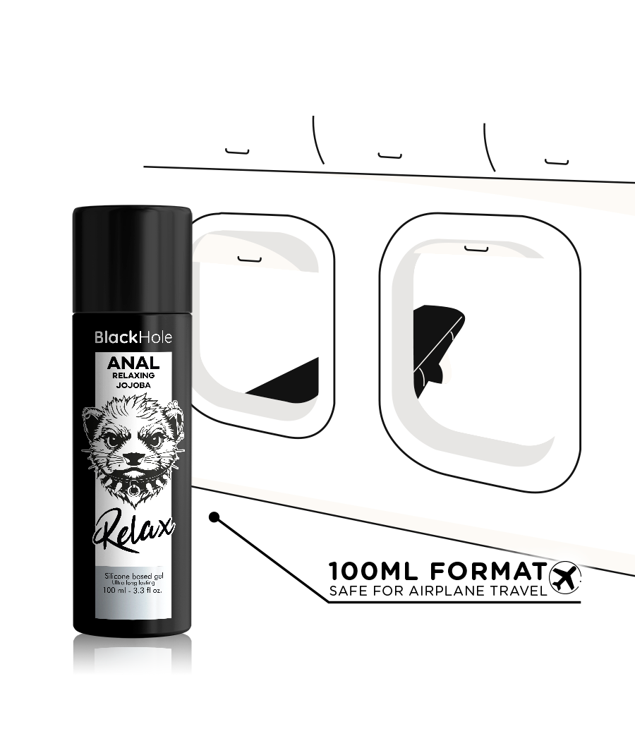 BLACK HOLE - ANAL RELAXING JOJOBA RELAX SILICONE BASE 100 ML