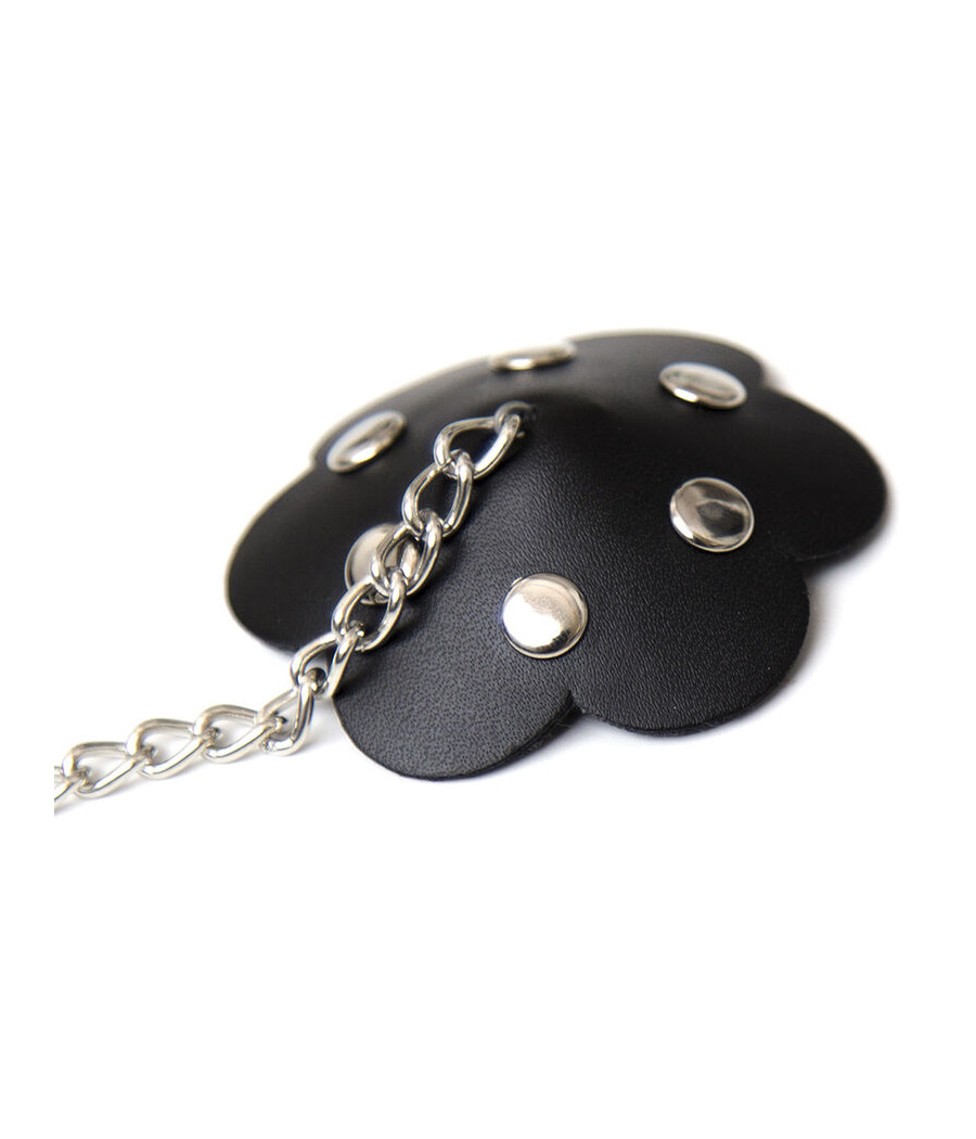 OHMAMA FETISH - PETAL NIPPLE SHIELD WITH CHAIN