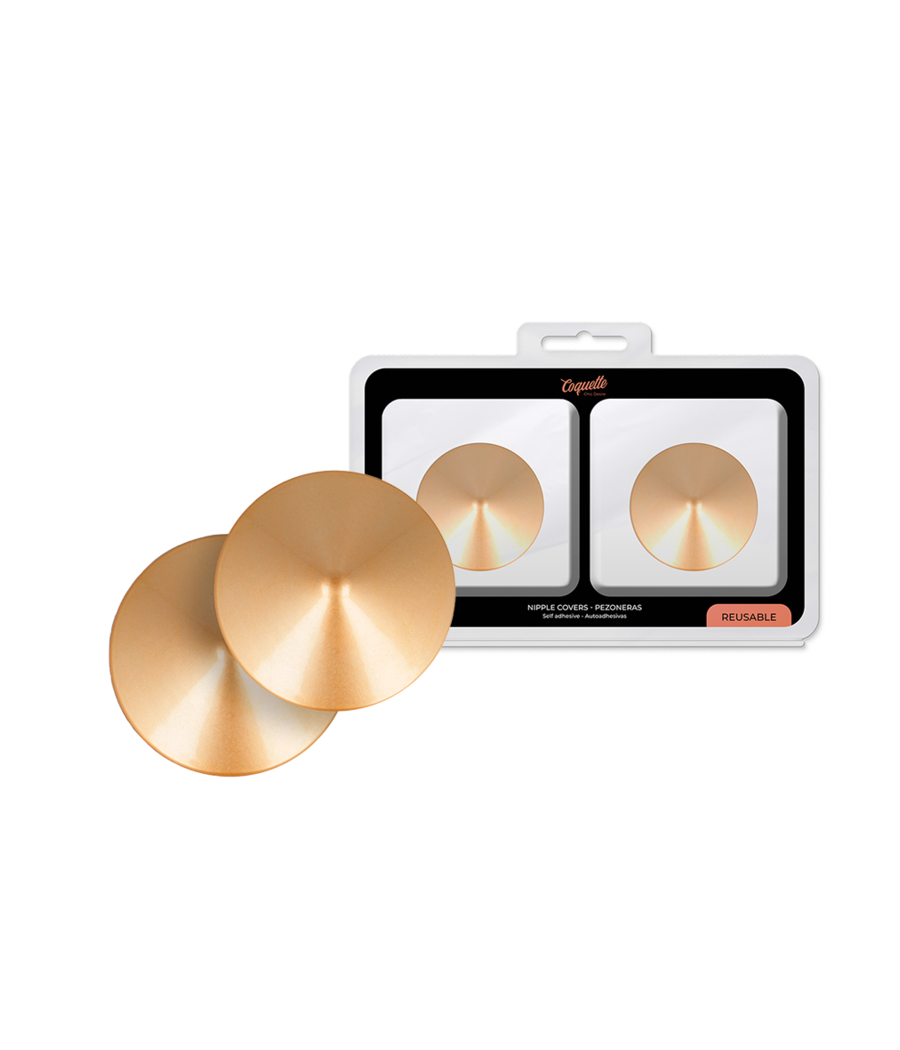 COQUETTE CHIC DESIRE - NIPPLE COVERS GOLDEN CIRCLES