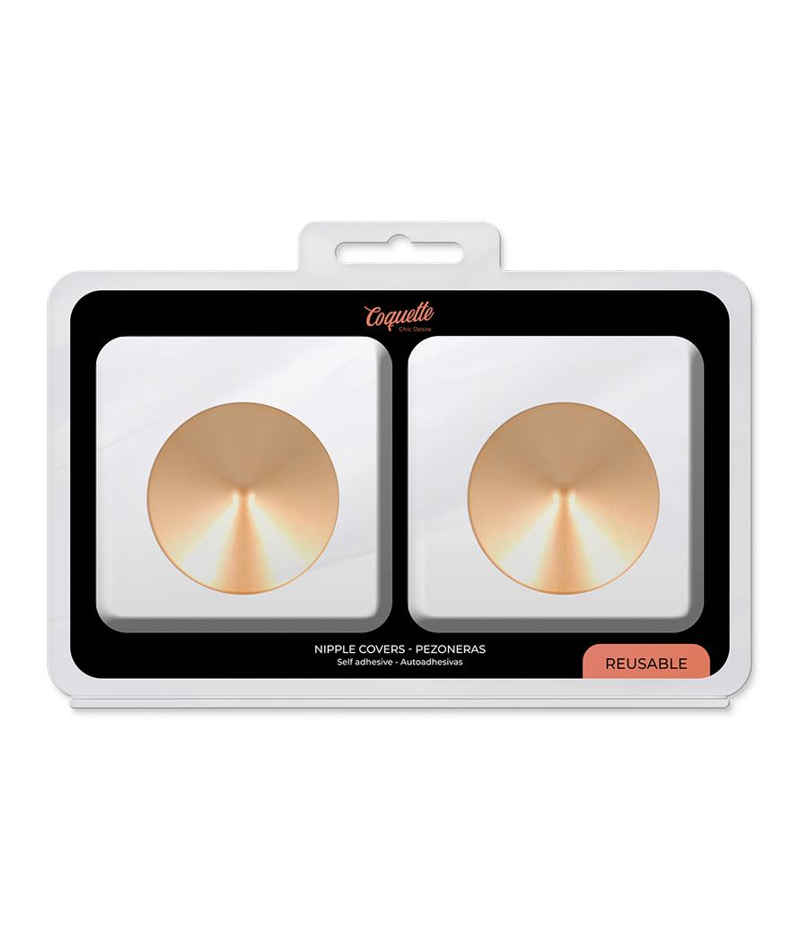COQUETTE CHIC DESIRE - NIPPLE COVERS GOLDEN CIRCLES