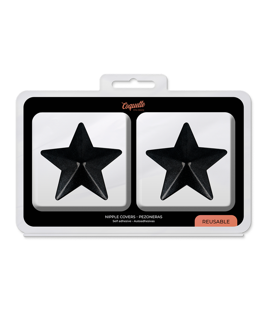 COQUETTE CHIC DESIRE - COPRI CAPEZZOLI BLACK STARS