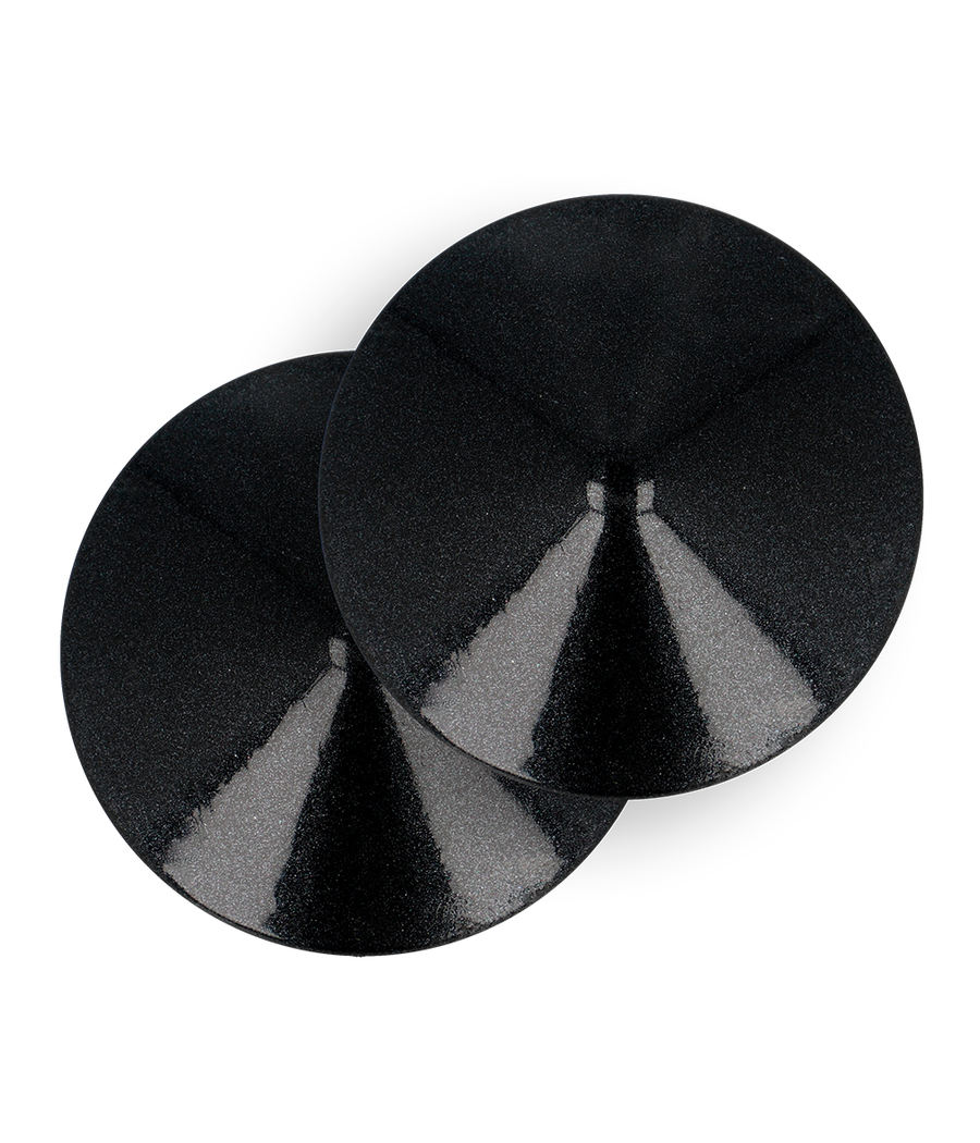 COQUETTE CHIC DESIRE - NIPPELABDECKUNG MIT SCHWARZEN KREISEN