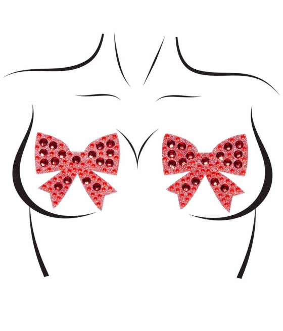 LEG AVENUE - BOWS NIPPLE COVERS ONE SIZE