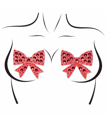 LEG AVENUE - BOWS NIPPLE COVERS ONE SIZE