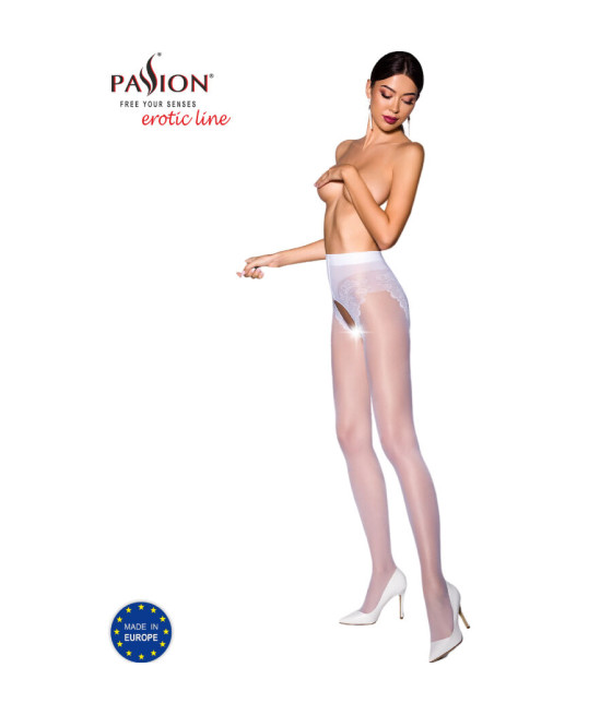 PASSION - TIOPEN 006 MEDIAS BLANCO 1/2 30 DEN