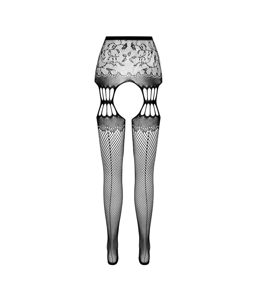 PASSION - S027 SCHWARZE STRUMPFSTRUMPFHOSE, EINE GRÖSSE