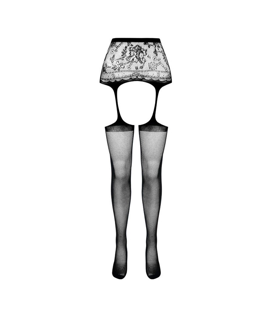PASSION - S028 MEDIAS CON LIGUERO NEGRO TALLA ÚNICA
