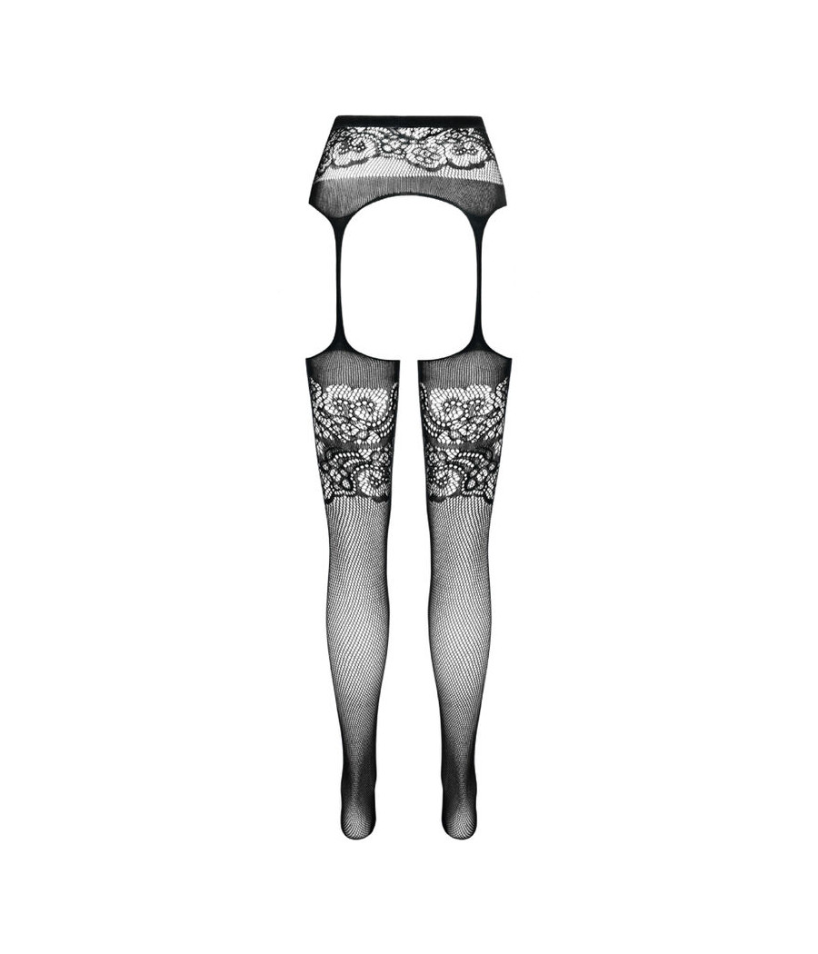 PASSION - S029 MEDIAS CON LIGUERO NEGRO TALLA ÚNICA