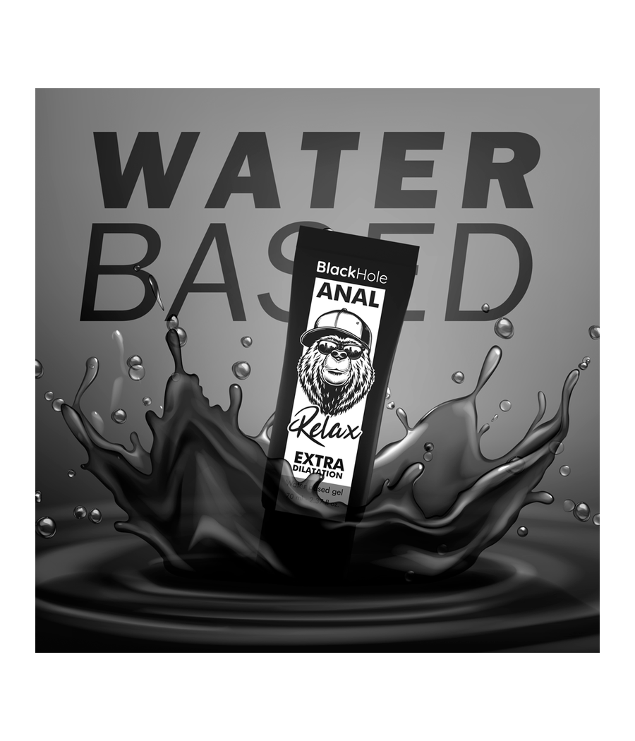 BLACK HOLE - GEL DE DILATATION ANALE À BASE D'EAU 70 ML