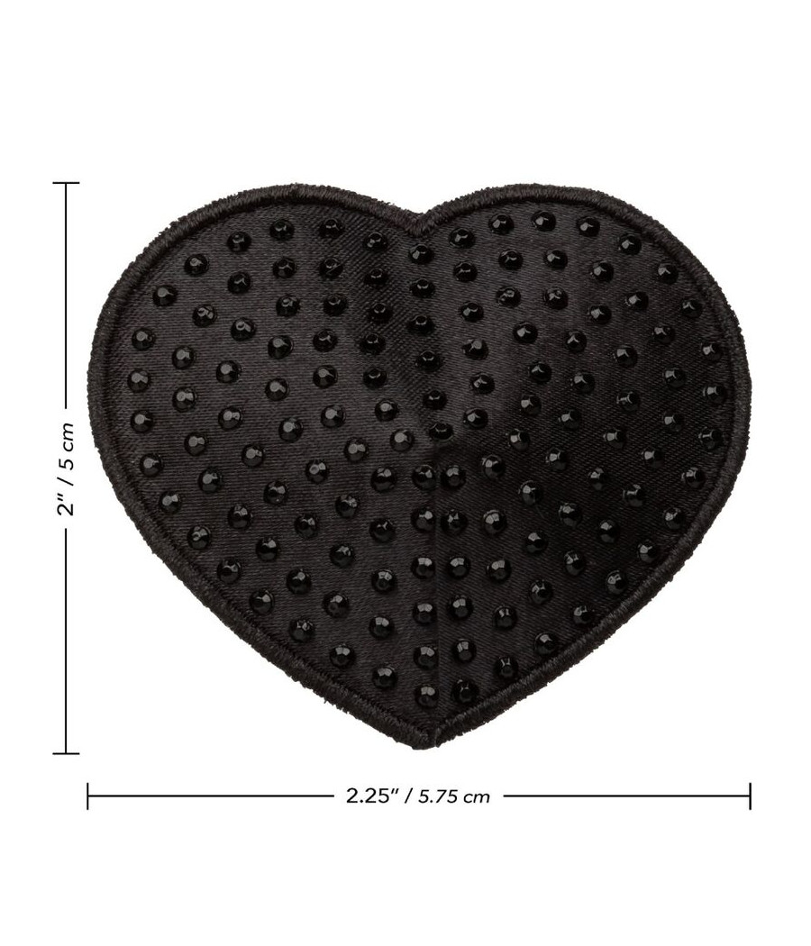 CALEXOTICS - RADIANCE HEART-SHAPED JEWEL NIPPLE SHIELDS