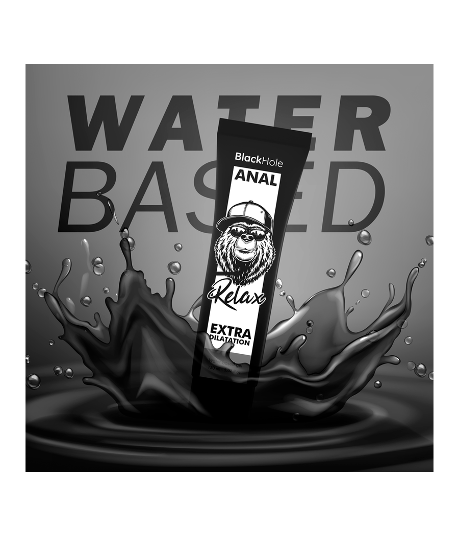 BLACK HOLE - GEL BASE AGUA DILATACIÓN ANAL 150 ML
