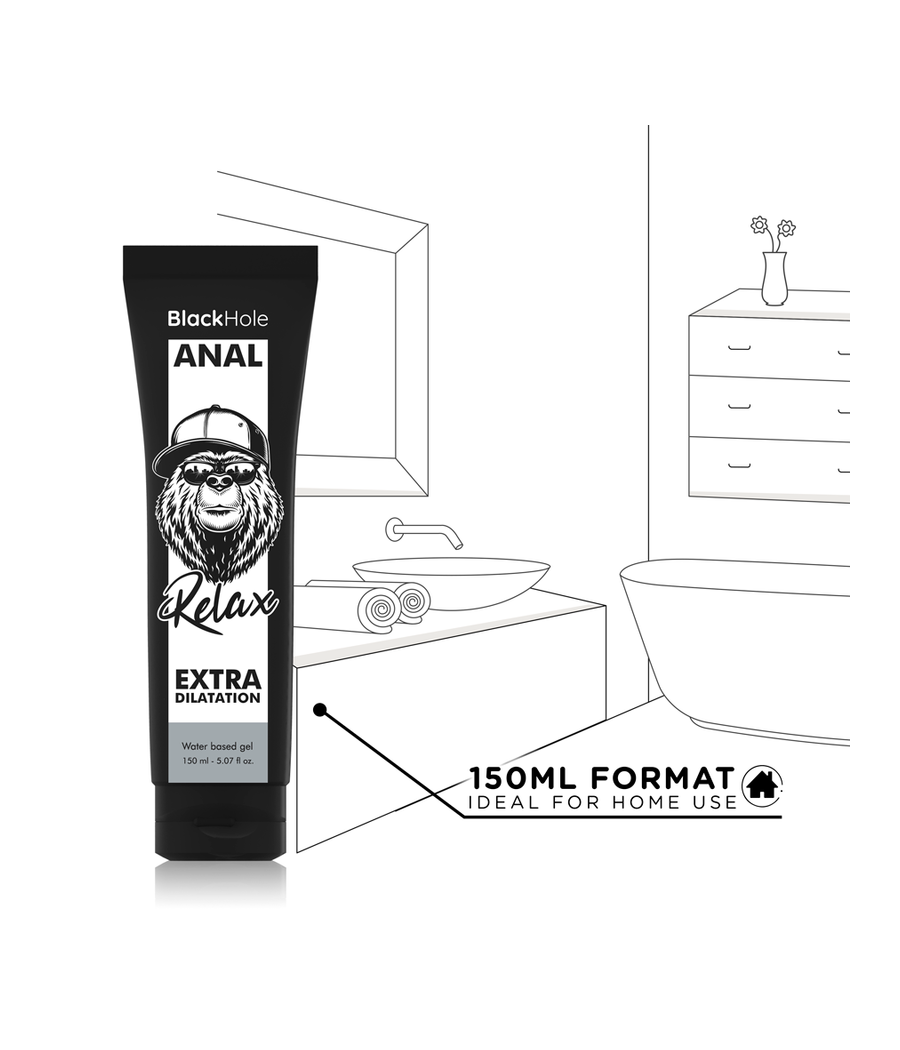 BLACK HOLE - GEL À BASE D'EAU DILATATION ANALE 150 ML