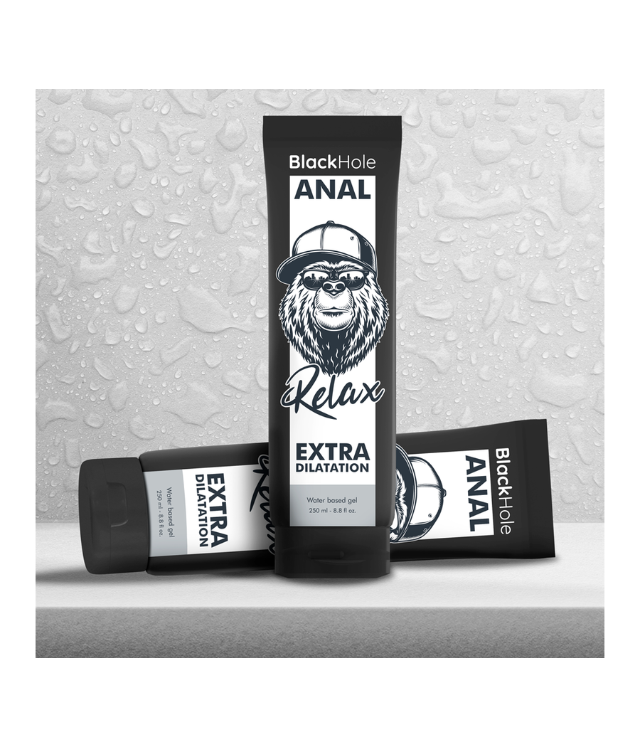 BLACK HOLE - GEL BASE AGUA DILATACIÓN ANAL 250 ML