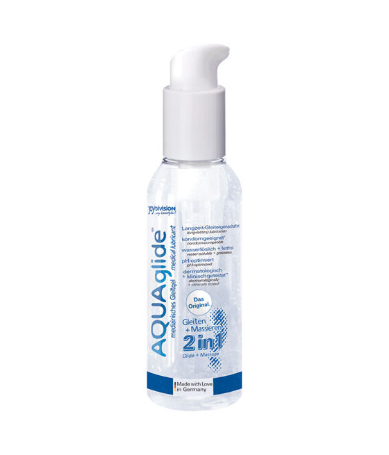 JOYDIVISION AQUAGLIDE - 2 EN 1 LUBRICANTE + MASAJE 125 ML