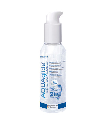 JOYDIVISION AQUAGLIDE - 2 EN 1 LUBRICANTE + MASAJE 125 ML