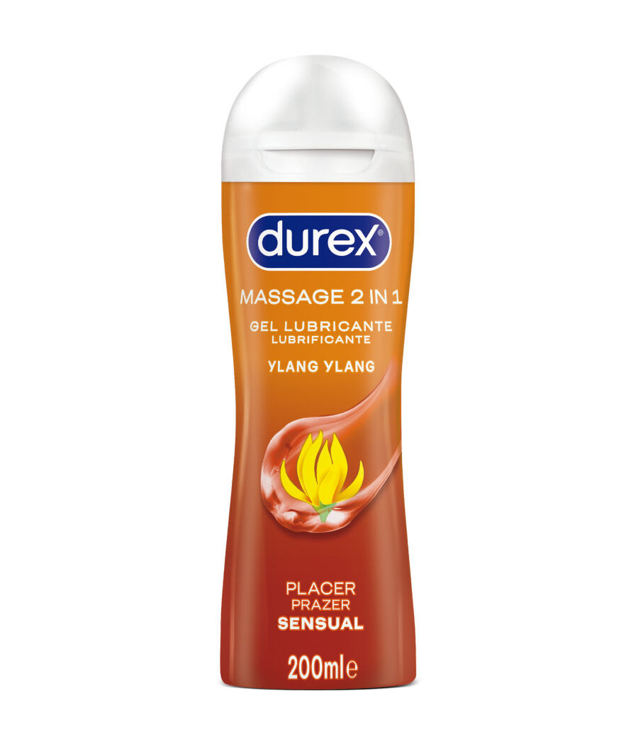 DUREX - GEL LUBRIFICANTE PARA MASSAGEM SENSUAL YLANG YLANG 200 ML