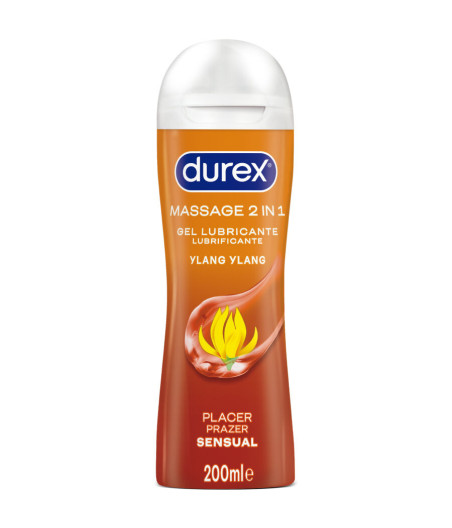 DUREX - GEL LUBRIFICANTE PARA MASSAGEM SENSUAL YLANG YLANG 200 ML