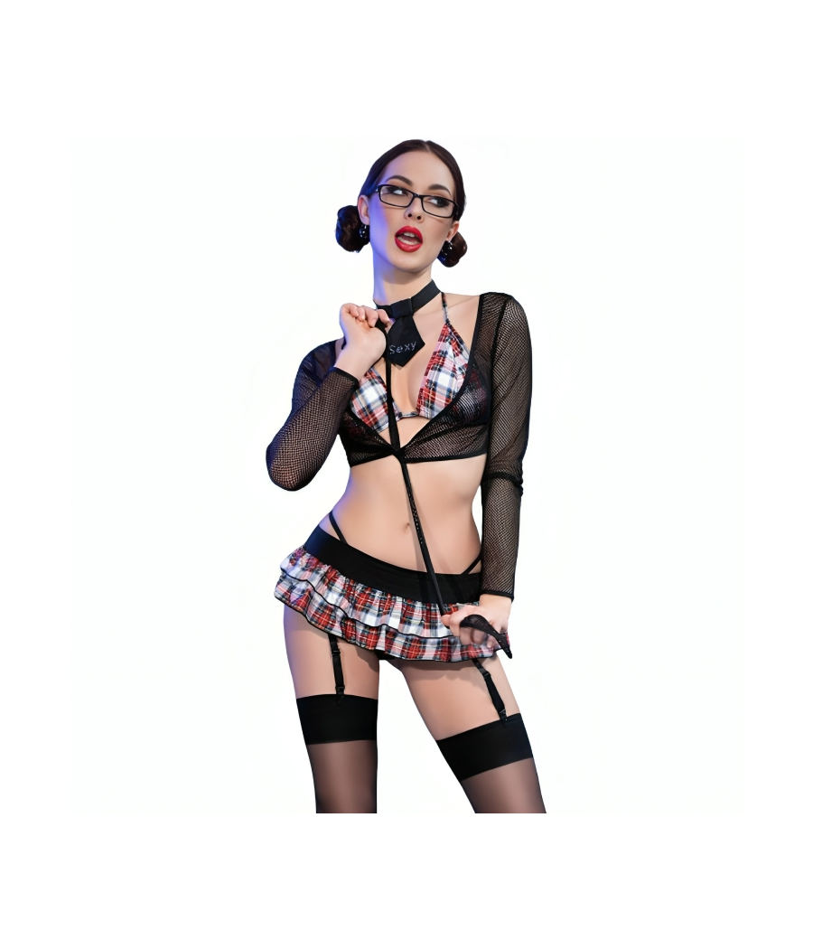 CHILIROSE - CR 4422 COSTUME SCUOLA SEXY L/XL