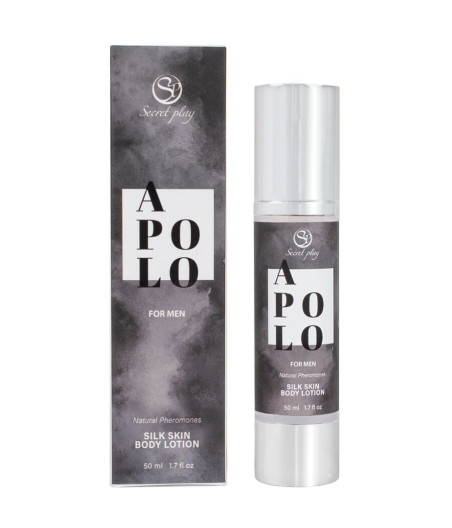SECRETPLAY - LOÇÃO DE PELE  APOLO SILK PARA HOMENS 50 ML