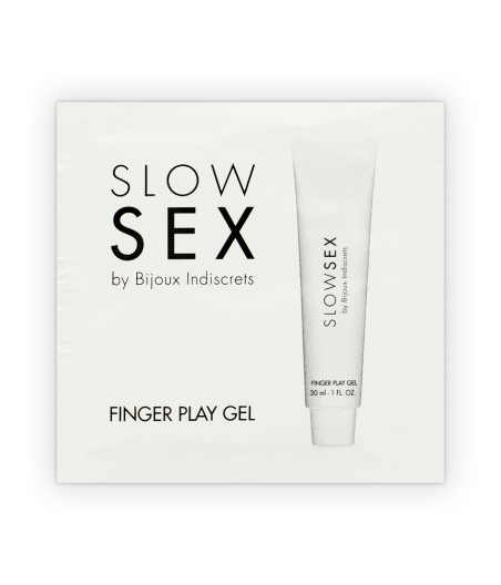 BIJOUX INDISCRETS - SLOW SEX GEL DE MASAJE CON DEDOS FINGER PLAY MONODOSIS