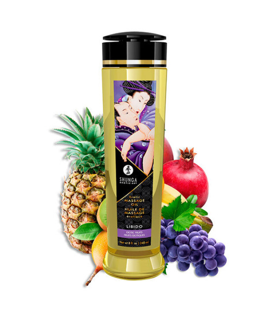 SHUNGA - ACEITE DE MASAJE ERÓTICO LÍBIDO 240 ML