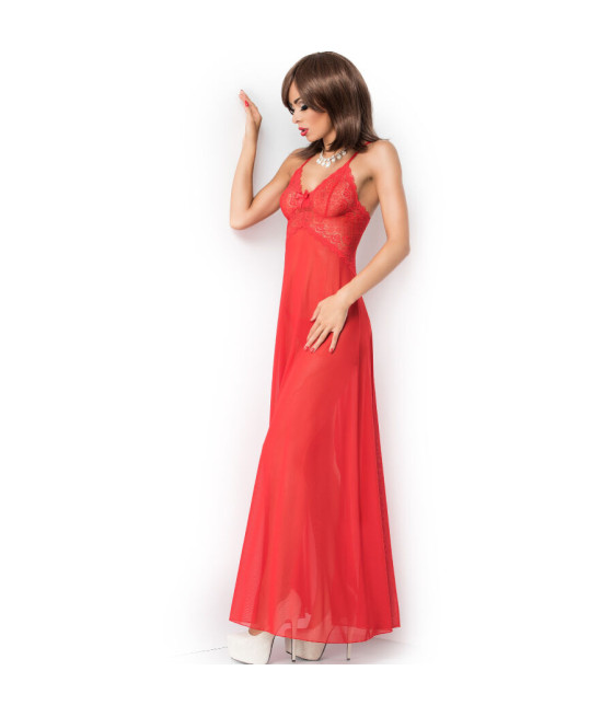 CHILIROSE - CR 3883 BABYDOLL LUNGA ROSSO S/M