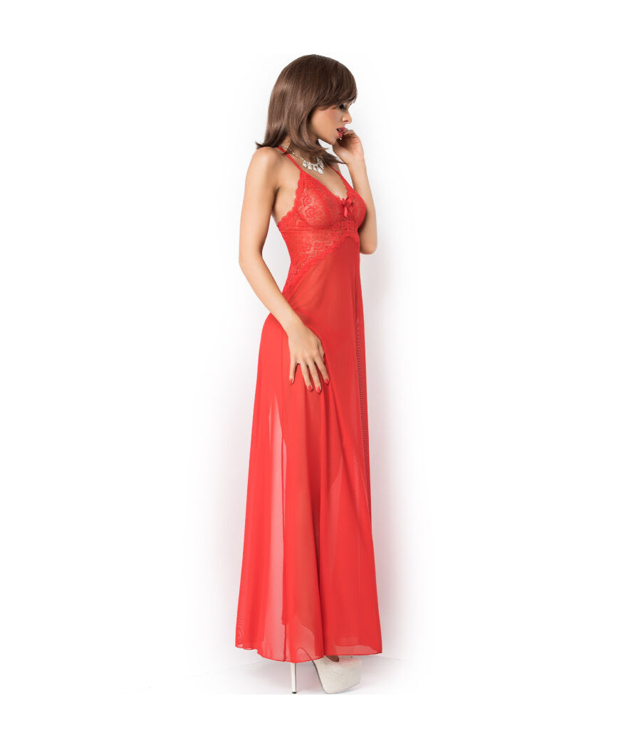 CHILIROSE - CR 3883 BABYDOLL LONG ROUGE S/M