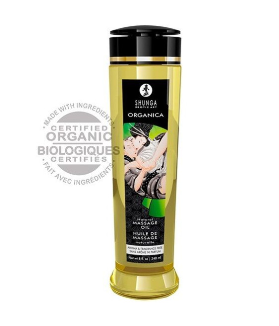 SHUNGA - NATURAL ORGANIC MASSAGE OIL 240 ML