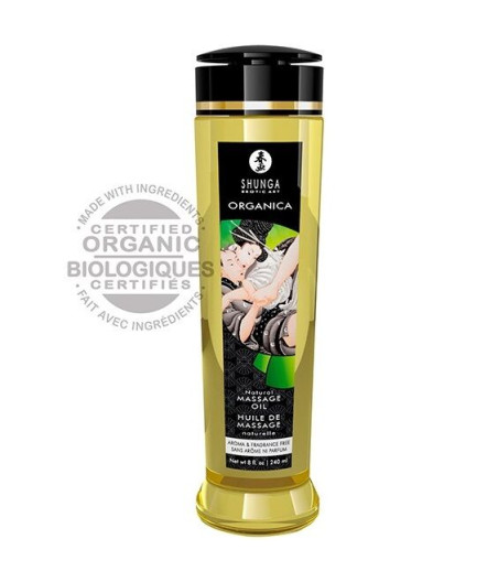 SHUNGA - OLIO DA MASSAGGIO BIOLOGICO NATURALE 240 ML