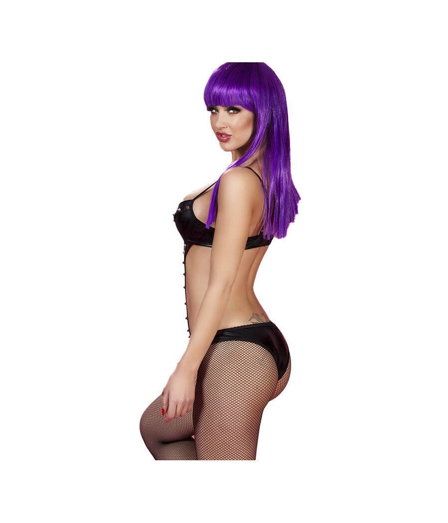 CHILIROSE - CR 3573 BODY ANZUG SCHWARZ S/M