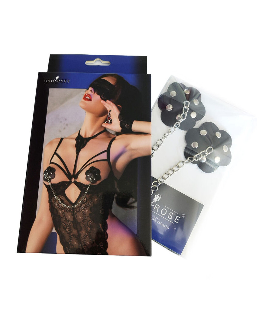 CHILIROSE - CR 4675 CACHE TÉTONS NOIR